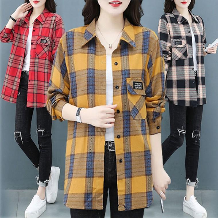 [CESS] 7149 체크 모직셔츠 3색상
