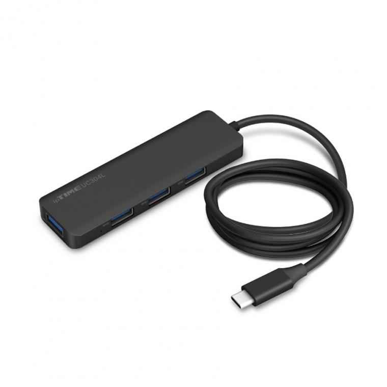 아이피타입 4포트 USB허브 C타입 C304L 선길이1.5m USB3.0