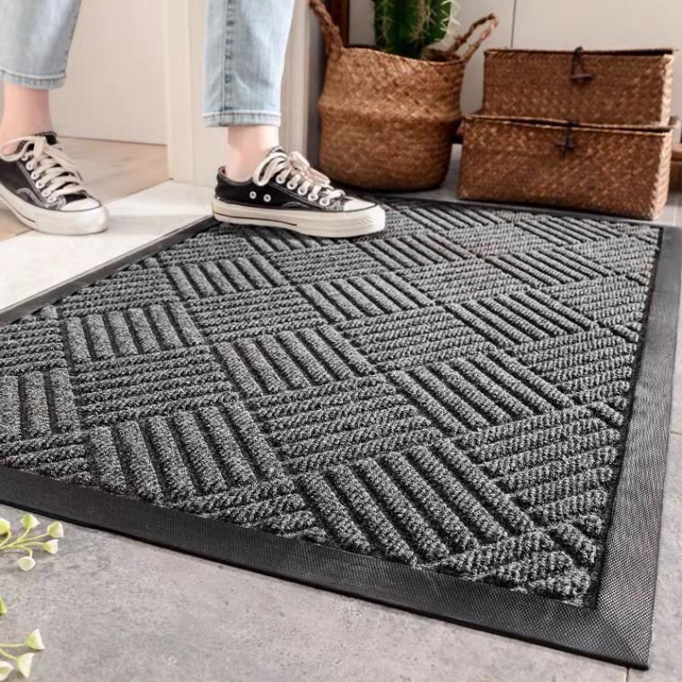 출입구 발판 현관매트 그레이 60x120cm