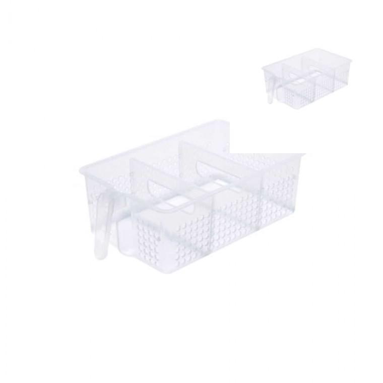 냉장고 핸들 멀티트레이 중형 6L 210x320x113mm 박스 냉장고정리 냉장고정리박스 냉장고정리용 냉장고정리