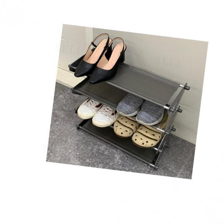 현관 슬리퍼 신발정리대 그레이 간이신발장 신발수납장 신발정리선반 신발정리함 신발진열장
