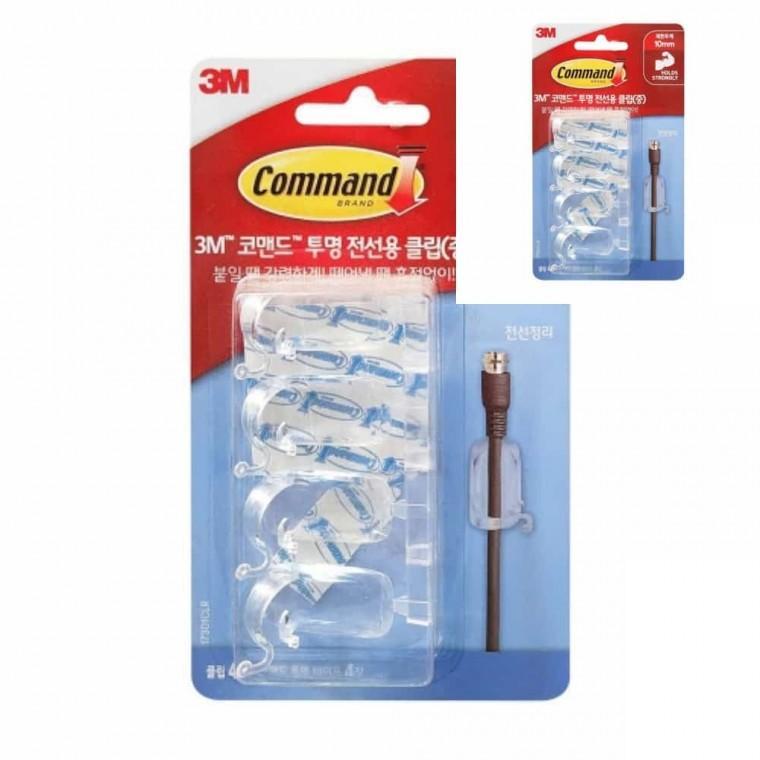 3M 전선정리용 박스 6개입 케이블고정홀더 케이블홀더 케이블고정 케이블정리