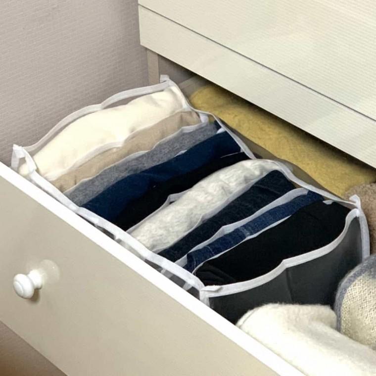 서랍 옷정리트레이 9칸 중 아기옷정리함 서랍정리 매쉬트레이