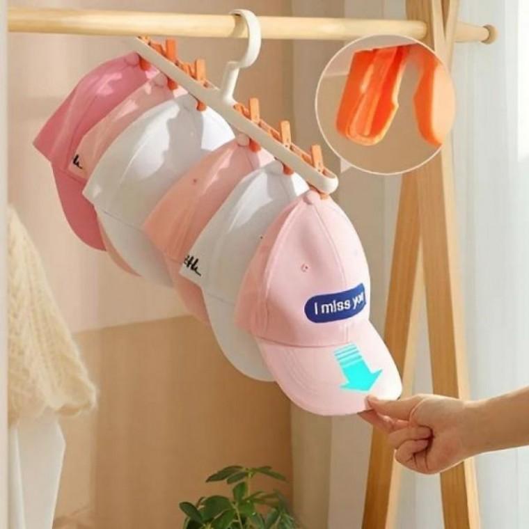 정리 집게걸이형 보관 거치대 진열대 정리함 모자정리대 수납 모자걸이 모자 WL