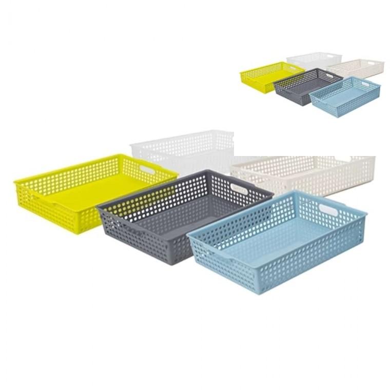바스켓 바구니 4호 SM 362x256x78 박스 정리바스켓 정리수납함 수납정리함 간편바스켓