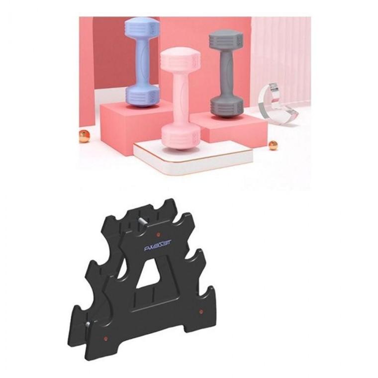 아령거치대 3단 아령정리대 가정용 덤벨수납 받침대 정리 덤벨 체육관 받침