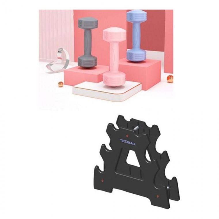 3단 아령거치대 가정용 아령정리대 덤벨수납 받침대 정리 함 수납 체육관 댜 보관 덤벨 아령 피트니스
