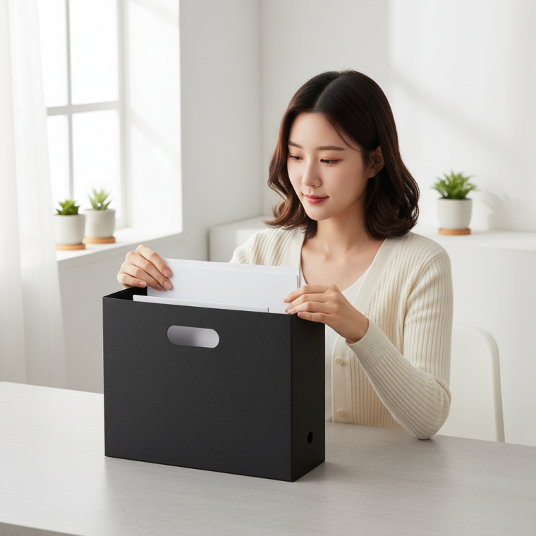 사무용 서류함 파일 정리꽂이 정리정돈 서류 보관함