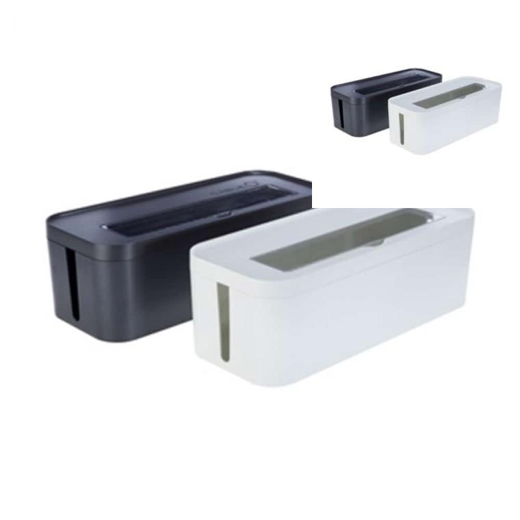 케이블O플러스 화이트 400x164x136mm 박스 6개입 선고정 코드선정리 케이블정리 케이블홀더