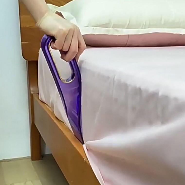 침대 매트리스 시트 침구 정리 주걱 리프터 퍼플 토퍼 메트리스 정리기 도구 커버 패드