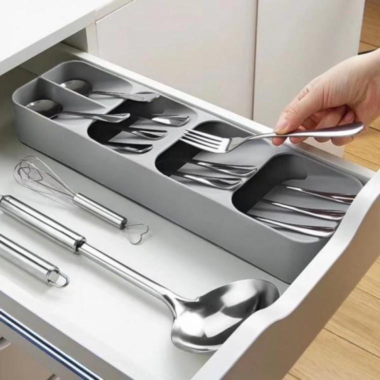 수저분리함 싱크대 정리함 커트러리 수저 수납함 주방 보관함 칸막이 식기