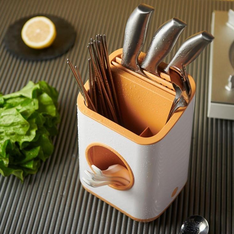 다용도 물빠짐 수저통 칼꽂이 거치대 수납 정리대 조리 도구 보관 칼꽂이대 주방 정리함