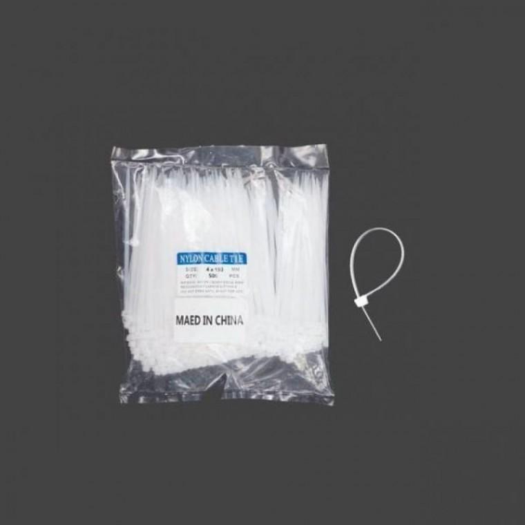 케이블타이 건축케이블타이 케이블고정 벽고정 4x150mm 전기선정리 500p