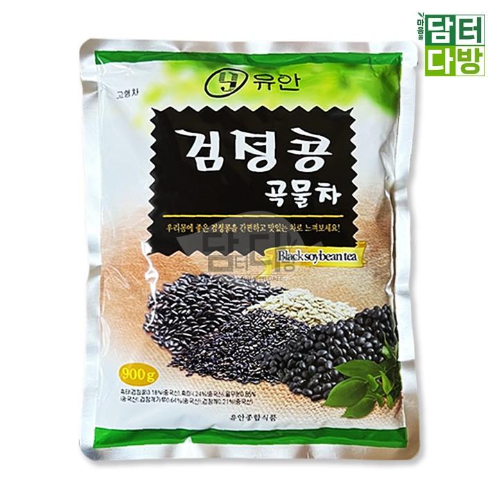 유안 자판기용 검정콩곡물차 900g
