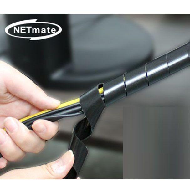 케이블정리 헤리컬밴드 10m (19mm 블랙) 배선정리