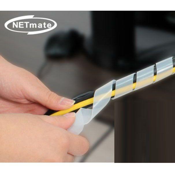 NETmate 케이블 정리용 헤리컬밴드 5m 30mm 선정리