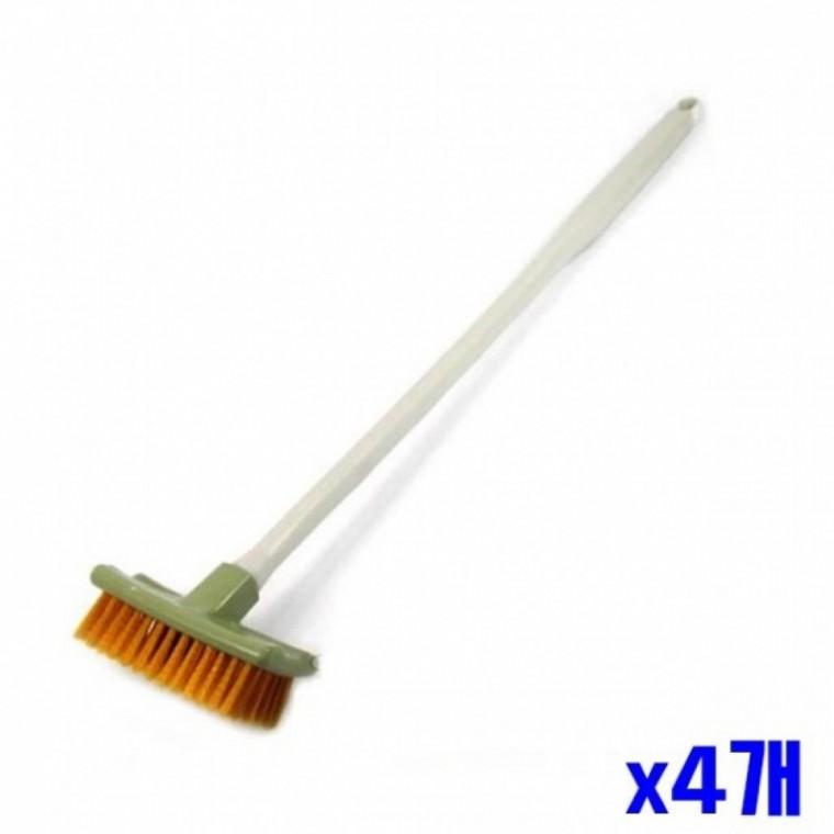 욕실청소솔 x4개 바닥청소솔 청소용 타일 밀대 바닥솔 욕실바닥청소 청소도구