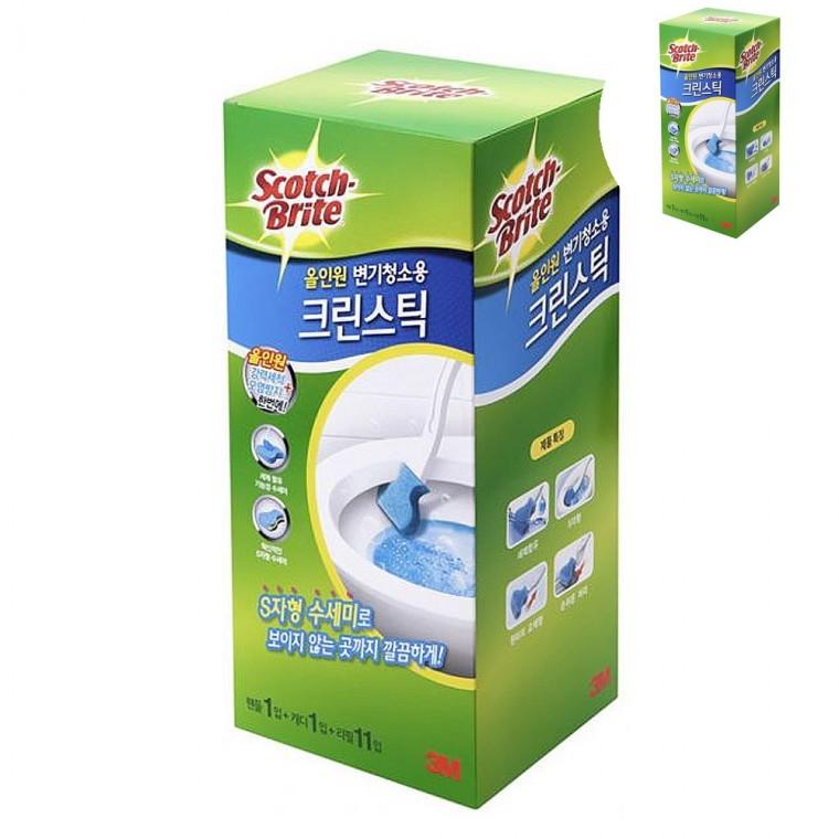 청소도구 변기닦이 욕실청소용품 화장실변기청소솔 화장실청소용품 변기청소용 리필11입