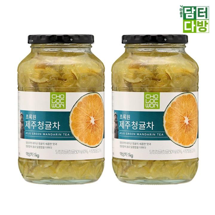 (무배 / 원플러스원) 초록원 제주청귤차 1kg