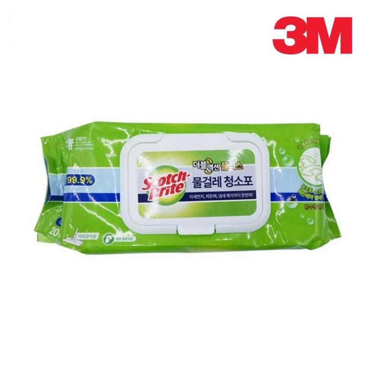 막대걸레용 물걸레 청소포 더블액션+ 표준형 대형 20매 3m막대걸레 표준형청소포 물걸레청소포 청소용품