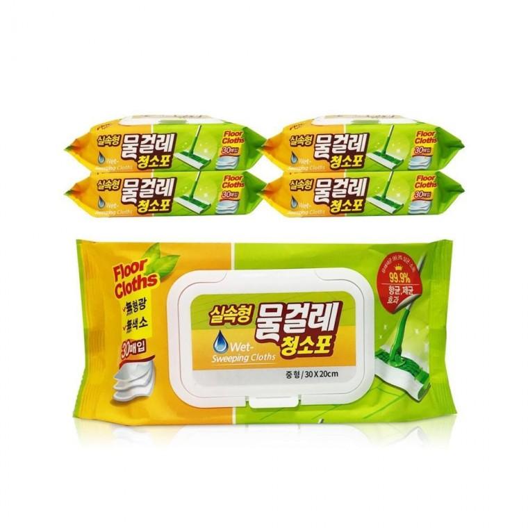 루미나D 물걸레청소포 형 30매 x5팩 청소용 물티슈