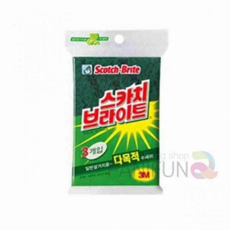 청소 수세미 소 3개 주방청소 청소용솔 주방수세미 특수연마사수세미 아크릴수세미