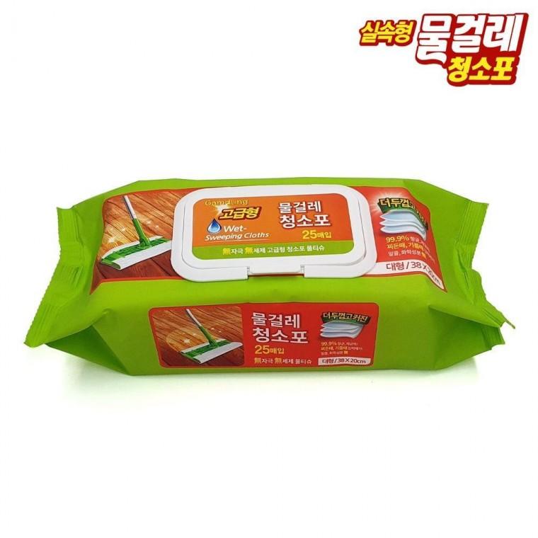 국산 물걸레 청소포 대형 밀대걸레 청소 물티슈 10개