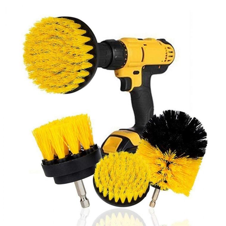 전동 드릴 브러쉬 탭 타일 바닥 청소 솔 3종 드릴브 청소솔 세척솔 청소탭 세척탭