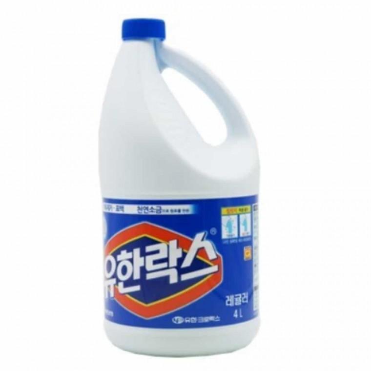 유한락스 4L 용기 화장실청소락스 욕실청소락스 청소용락스
