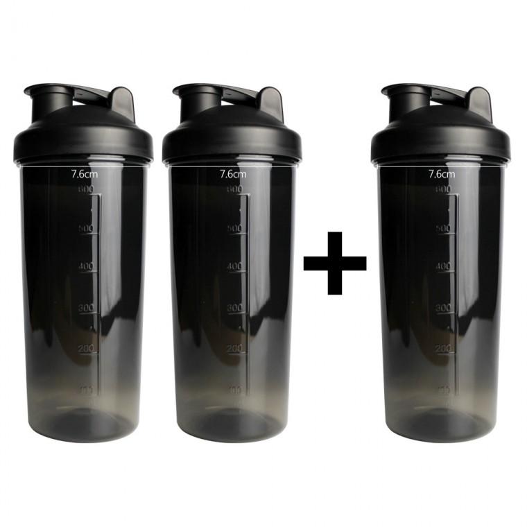 2+1 프로틴 쉐이크통 쉐이커 헬스 물통 단백질 보충제 보틀 700ml