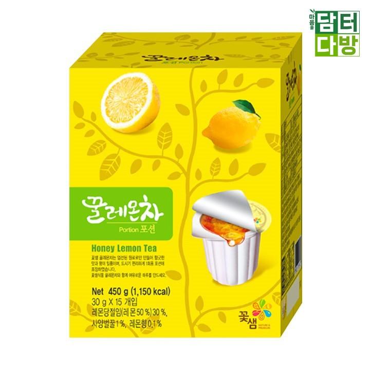 꽃샘 꿀레몬차 포션(15입)