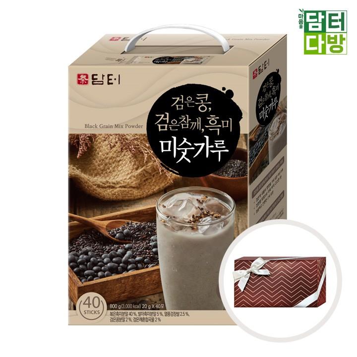 [수제선물포장] 담터 검은콩 검은참깨 흑미 미숫가루 40스틱