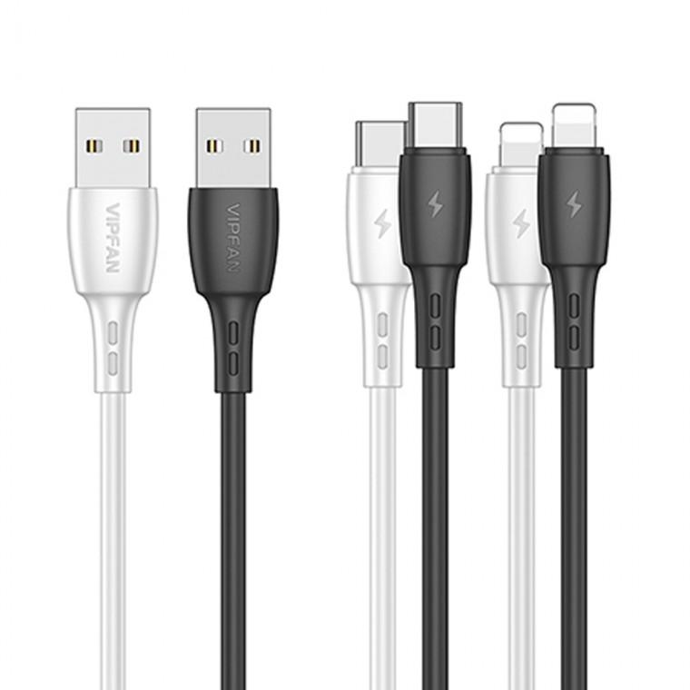 S2B VIPFAN X11 충전 케이블 USB to C타입 8핀 3A 고속 과충전방지 / 1.0m