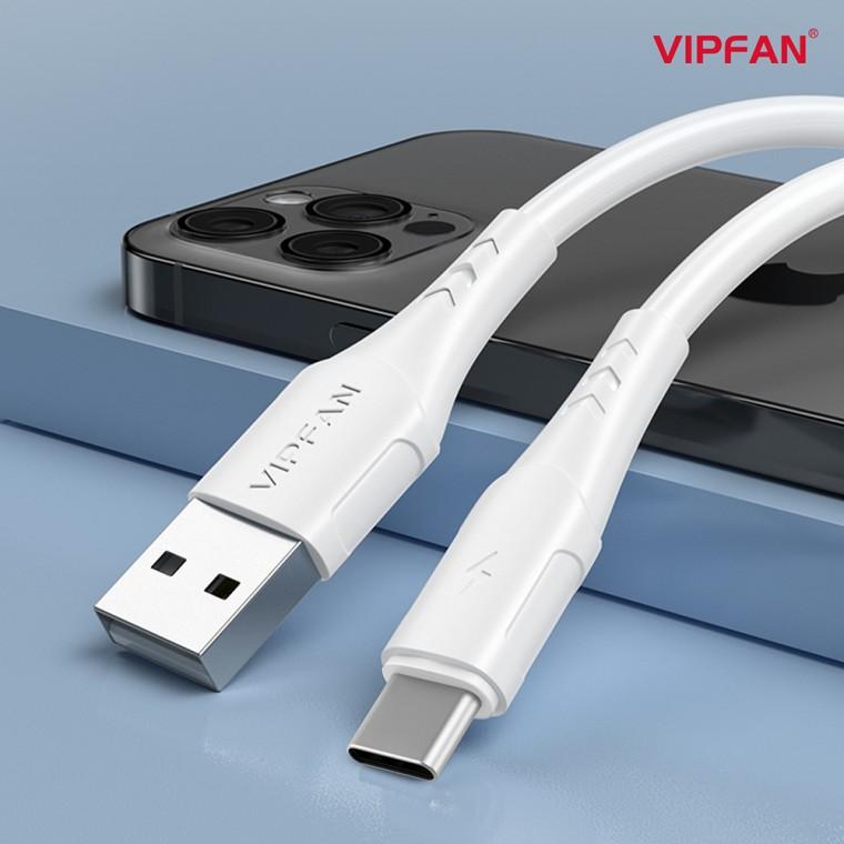 S2B VIPFAN X12 충전 케이블 USB to C타입 3A 고속 과충전방지 / 1.0m