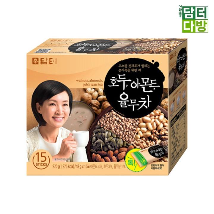 (무배) 담터 호두아몬드율무차 15스틱