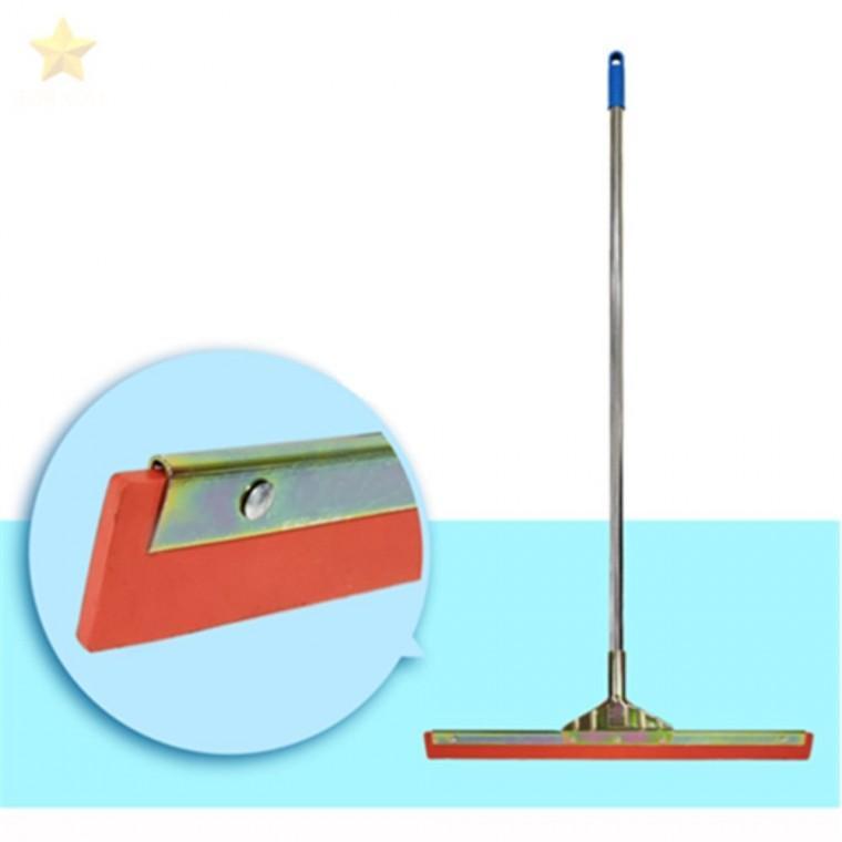 고무45cm 스텐레스봉1.2M 업소용스퀴지 상가화장실청소도구 물청소밀대 욕실물기제거밀대