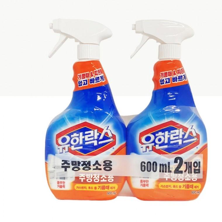 주방 청소 락스 2개 600ml 주방청소용 화장실 욕실