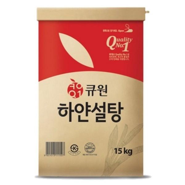 큐원 하얀 설탕 15kg