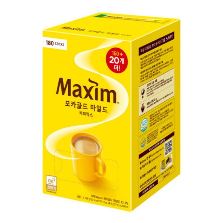 (무배) 맥심 모카골드 마일드 커피믹스 180스틱