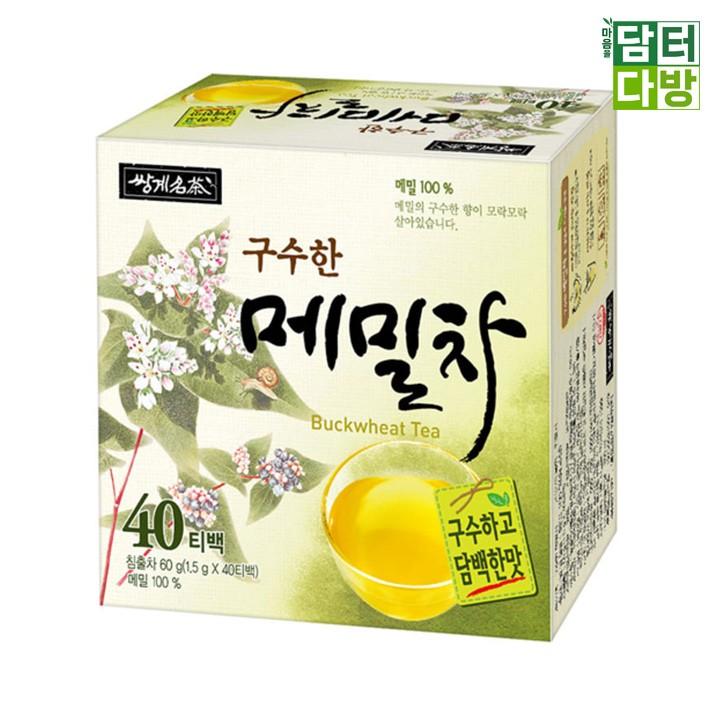 (무배) 쌍계명차 김동곤명인 메밀차 40티백