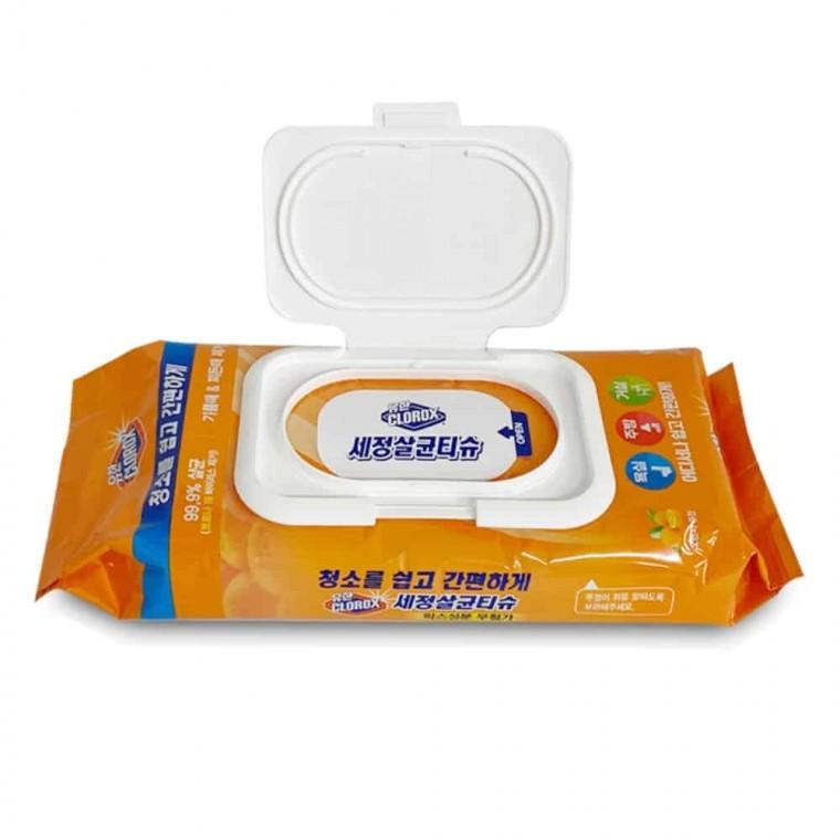 세정살균티슈 60매 일회용물티슈 청소티슈 행주티슈 물청소포