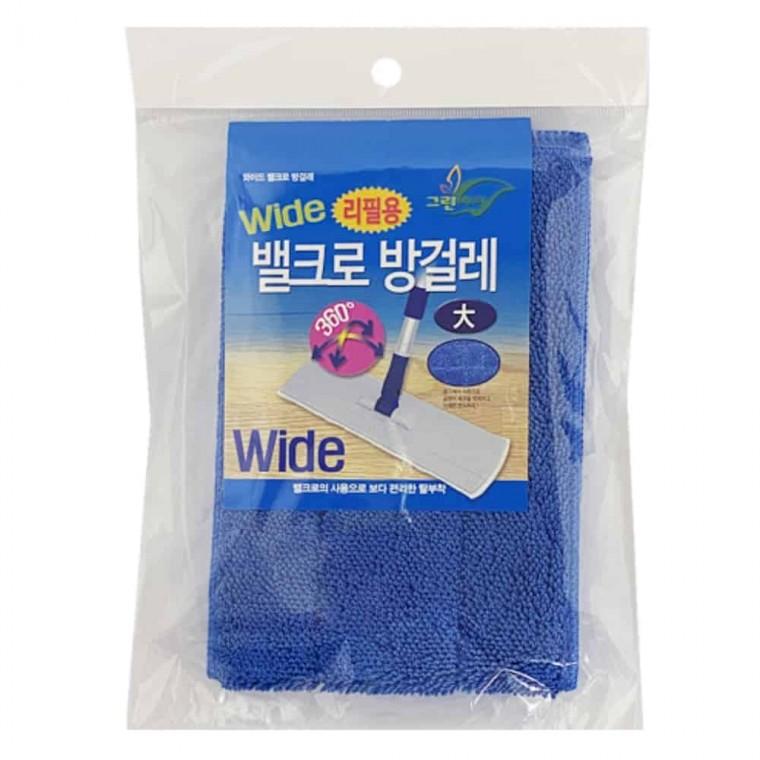 찍찍이 방걸레 1p 초극세사 청소포패드 극세사패드 밀대패드 청소패드