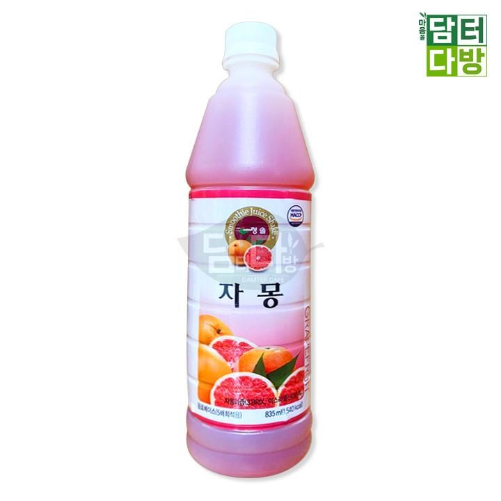 (무배) 청솔 자몽 원액 835ml