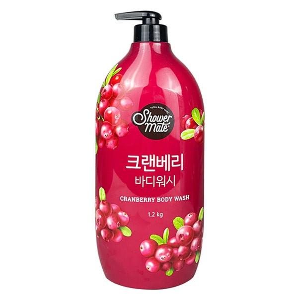 샤워메이트 크랜베리 바디워시 1.2kg -TJ 바디워시 목욕 샤워 바디클렌저 샤워용품 목욕용품