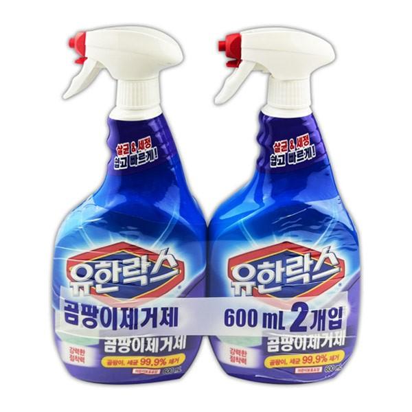 유한락스 곰팡이제거 600mL 2P -TJ 청소 유한락스 청소용품