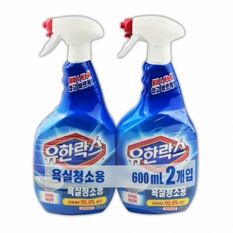 욕실청소용 세정제 600ml 2P 일반락스 타일청소락스 욕실락스
