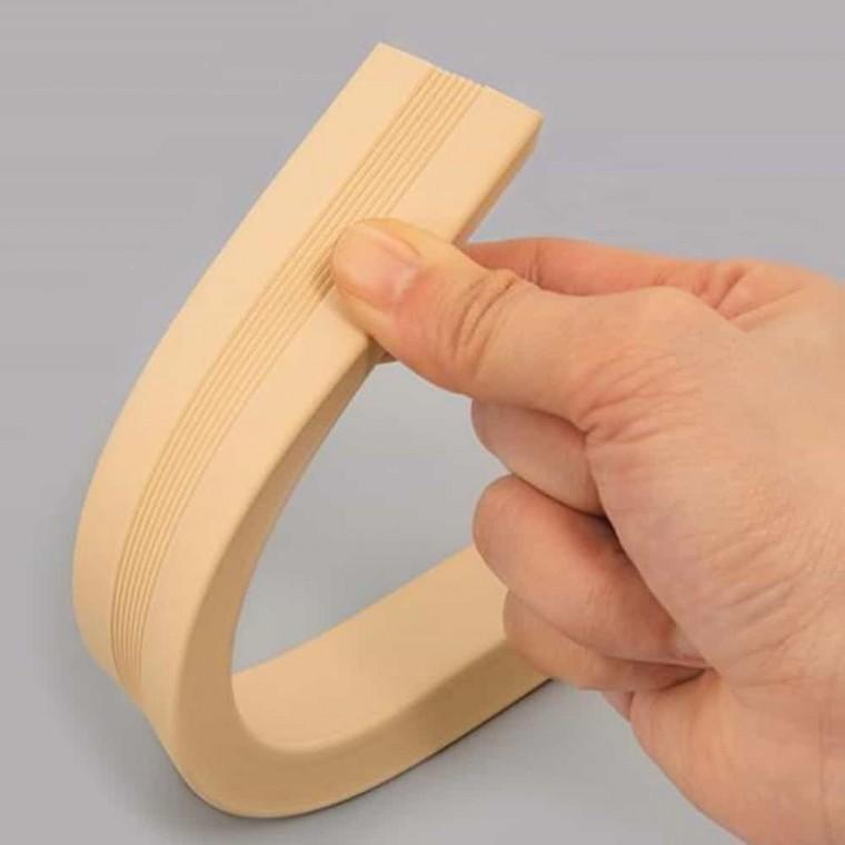 도어턱받침대 로봇청소기 높이13 14mm 베이지 2개입 로봇청소기턱 문턱진입판 실내경사로