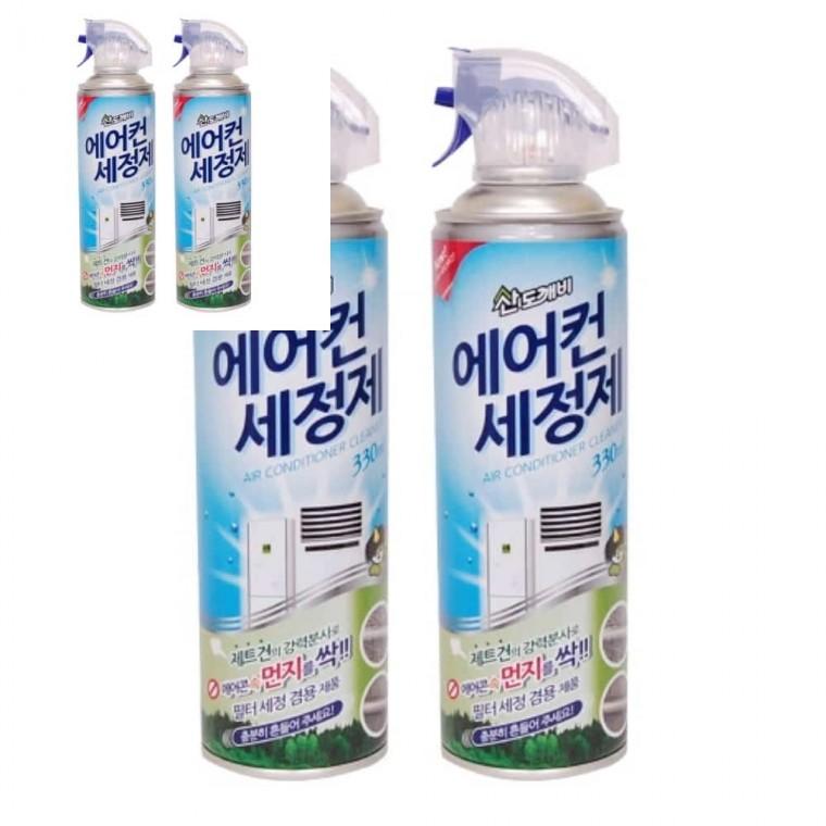 에어컨세정제 330ml 박스 24개입 벽걸이에어컨셀프청소 에어컨탈취제 에어컨세척제 에어컨청소스프레이