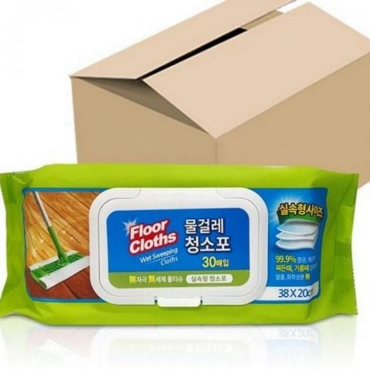 물걸레 티슈 간편한 청소 일회용 대용량 바닥 청소포