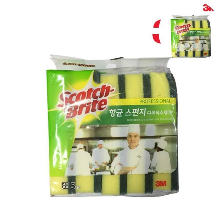 아크릴수세미 화장실청소수세미 싱크대청소수세미 망사수세미 부드러운수세미 스펀지 수세미 5개입